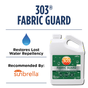 303 Fabric Guard - Restores Water and Stain Repellency To Factory New Levels, Simple and Easy To Use, Manufacturer Recommended, Safe For All Fabrics, 1 Gallon (30607)