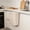 Beige, variant on HOARBOEG Hanging Trash Can with Lid, Under Sink Door Trash Bin for Kitchen Cabinet, Bathroom & RV, 5.1 Gallon Capacity, (11.4L x 10.6W x 5.1H)