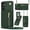 Green, variant on Crossbody Wallet Case for Samsung Galaxy S25 with Card Holders RFID Shockproof Cover, Back Magnetic Flip Kickstand Zipper Slot Case, PU Leather Cover Handbag Shoulder Strap Phone Case,Purple