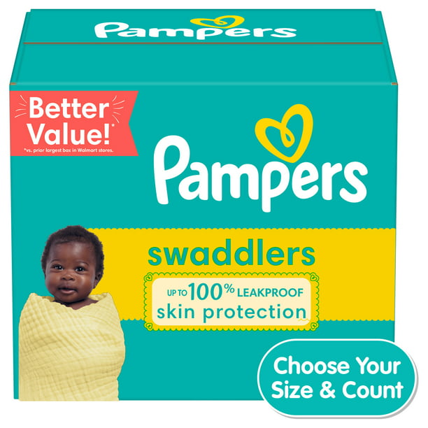salaris Volgen Ik geloof Pampers Swaddlers Diapers Size Newborn, 136 Count (Choose Your Size &  Count) - Walmart.com