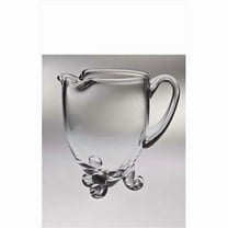 Majestic Gifts Inc. Majestic Gifts Clear European Glass Footed Pitcher with Handle 26 oz.