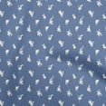 thumbnail image 1 of oneOone Cotton Silk Medium Blue Fabric Floral Sewing Craft Projects Fabric Prints By Yard 42 Inch Wide, 1 of 5