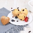 thumbnail image 4 of Shoreew Heart Shaped Silicone Muffin Pan with Metal Reinforced Frame 12 Cups Heart Baking Pan for Baking Heart Shaped Muffins Mold for Cupcakes Tartlets Egg Bites Chocolate, 4 of 6