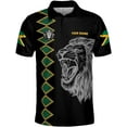 thumbnail image 2 of Lotusprinthandmade Personalized Jamaica Flag Jamaican Pride Polo Shirt (Lightweight) S-5XL Multicolor, 2 of 7