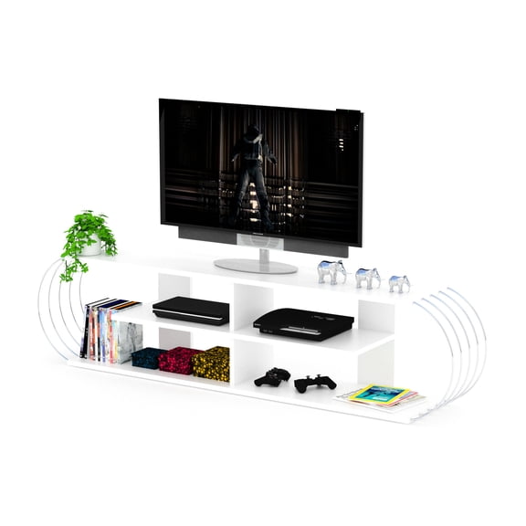 12-inch Deep, 68-inch Long | Contemporary Entertainment Centre for Home Use, Easy to Maintain