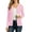 Pink, variant on Uvplove Women's Long Sleeve Cardigan V-Neck Oufits Knit Button Down Casual Sweater,Black,M-3XL