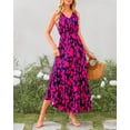 thumbnail image 5 of Women Summer Dresses Casual Sleeveless Maxi Dresses Cute Floral Long Dress Wedding Guest Dress, 5 of 6