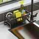 thumbnail image 4 of Kitchen Sink Organizer Sponge Stand Rack Compact And Stylish Storage Tool Drainage Sponge Syand For Bathrooms Process Rooms Feature: Quantity: 1Pcs Colour: White,Black,Gray Material: Plastic, 4 of 6