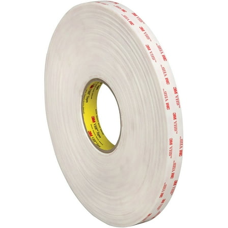 VHB 3M™ 4945 VHB Tape, 45.0 Mil, 3/4" x 5 yds., White, 1/Case (VHB494534R)