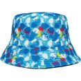 thumbnail image 5 of CoCopeaunts Women Tie Dye Bucket Hat Reversible Street Hip Hop Outdoor Men Fisherman Hat for Summer Travel Anti-Ultraviolet, 5 of 8