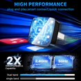 thumbnail image 3 of 2 in 1 Wireless CarPlay and Android Auto Adapter for iPhone,USB/USB C Plug & Play Mini Car Adapter Fast and Stable Connection,Convert Wired CarPlay to Wireless Compatible with iPhone 8+/Android 11.0+, 3 of 7