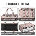 thumbnail image 4 of Large Capacity Tote Bag,Dachshund and Flower Handbag Fashion Luxury Tote Bag,15.7"x13"x 5.1" Inches,Laptop Compatible, 4 of 6