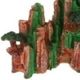 thumbnail image 5 of Unique Bargains Aquarium Landscape Mountain Decoration Artificial Aquatic Terrariums Stone Rock Green Gray 6.02", 5 of 7
