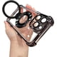 thumbnail image 3 of NganGee Funda para teléfono celular anticaída con cojín de aire de cuatro esquinas (negro, iPhone 13 Pro Max), 3 of 4