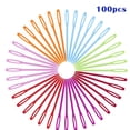 thumbnail image 4 of 100 Pieces Sewing Knitting Needle Plastic DIY Sweater Quilt Tools Supply Crafting Stitching Embroidery Quilting Tools for Professional Tailor Color Random, 4 of 7