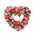 thumbnail image 2 of Valentine's Day With Heart Shaped Roses In Color Entrance Hall Wreath, 2 of 7
