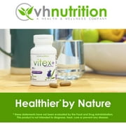 VH Nutrition Vitex Plus 650mg - Chaste Tree Berry Supplement for Women Healthy Hormone Balance & Fertility Support Formula - 60 Capsules