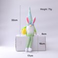 thumbnail image 3 of Huevo Rodolfo Huevo de Pascua Rudolf Bunny Rabbit Gnome Ornamento para decoración de fiesta en casa (verde) Ndcxsfigh Libre de BPA, 3 of 6