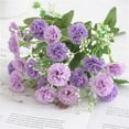 thumbnail image 5 of Clearance! FNGZ Artificial Flowers, Household Imitation, Small Lilac Artificial Flower (1Pc) Purple, 1X Artificial Rose, 5 of 9