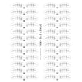 thumbnail image 5 of Spikey Eye Lash Map Sticker, 5 of 6