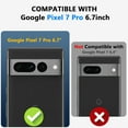 thumbnail image 6 of Protective case for Google Pixel 7 Pro Dual Layer Anti-Drop  Grade Case Heavy Duty Shockproof 360 Full-Body Protective Pixel 7 Pro Phone Cover for Women Men(Black), 6 of 14
