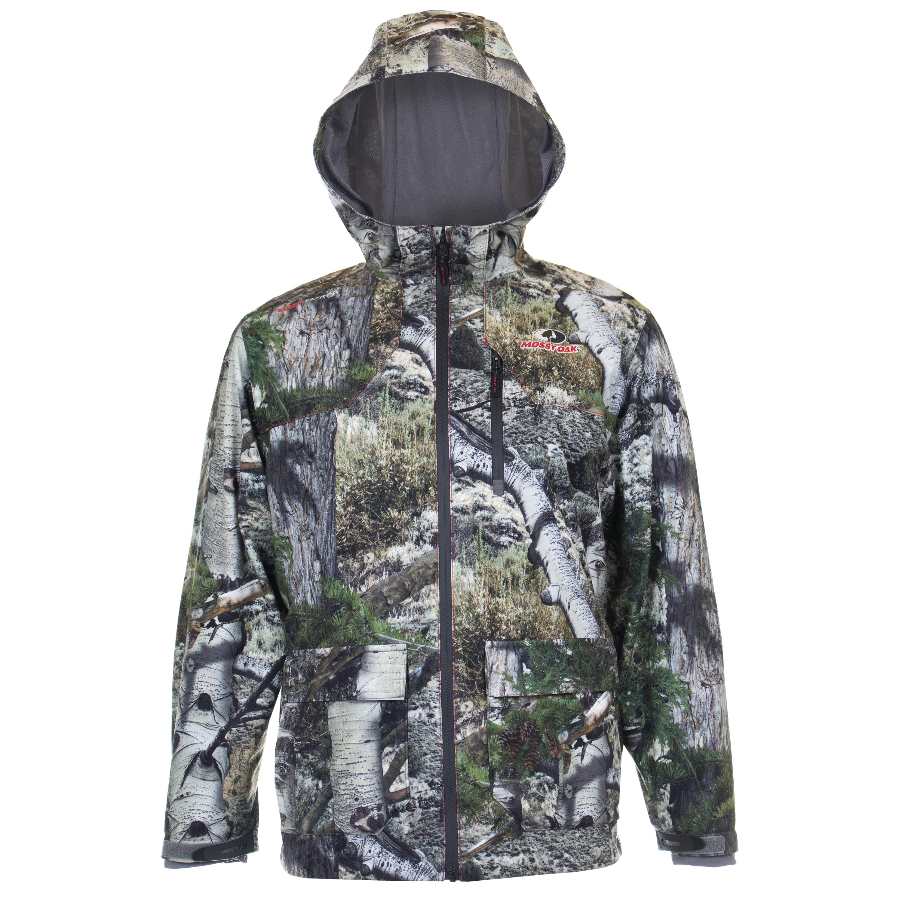 Mossy Oak Men's Tricot Hunting Jacket, Mossy Oak Mountain Country, Size