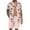 Coconut Tree Pink, variant on COOFANDY Men's Hawaiian Matching Set Summer Beach 2 Piece Outfits Flower Button Down Shirts and Shorts