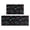Game Controller Black Pattern-1, variant on Game Controller Black Pattern Anti Fatigue Kitchen Rugs Set Of 2, Non Slip Washable Decorative Floor Mats for Kitchen Sink Laundry, 17"x30" and 17"x47"