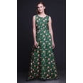 thumbnail image 2 of Bimba Floral Printed Women Sleeveless Gown Chic Style Long MaxiÂ&nbsp;Dress-Small, 2 of 6