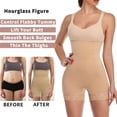 thumbnail image 4 of MISS MOLY Womens Butt Lifter Shapewear Seamless Tummy Control High Waist Thigh Slimmer Panty 3 in 1 Body Shaper, 4 of 5