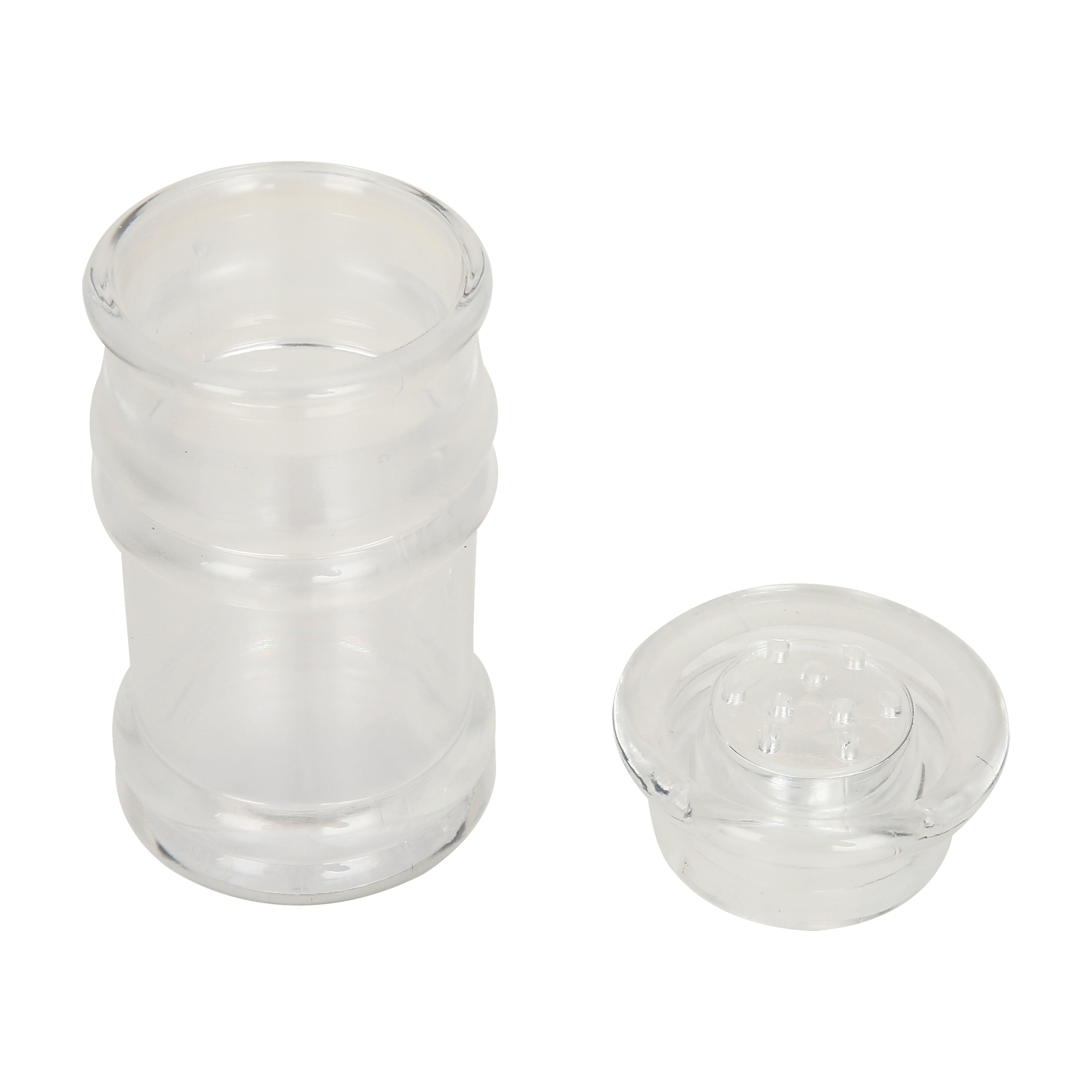 Mainstays Salt & Pepper Shaker, Clear, Ideal Use for Seasoning Storage and Serving