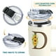 thumbnail image 5 of Vaso térmico SUFAVN con girasoles y monograma 1.2L para mujeres, 5 of 7