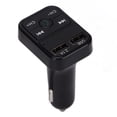 thumbnail image 3 of Transmisor FM Bluetooth 5.0 para coche, adaptador de radio FM inalámbrico, reproductor MP3 con cargador rápido USB dual para iOS, 3 of 14