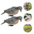 thumbnail image 3 of Shisuyan 2Pcs Artificial Pigeon Decoy Plastic Pigeon Decor with Clip Design Fake Bird Model Hunting Decoy, 3 of 8
