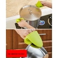 thumbnail image 4 of Mini Mitaines de Four, Poignées de Cuisson, Support de Pot en Silicone pour Cuisine 2 Pcs (Violet), 4 of 6