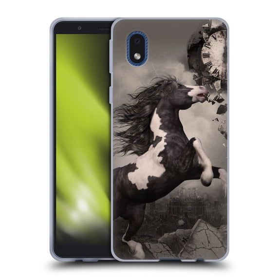 Head Case Designs Officially Licensed Simone Gatterwe Horses The Apocalypse Soft Gel Case Compatible with Samsung Galaxy A01 Core (2020)