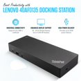 thumbnail image 3 of Estación de acoplamiento Lenovo ThinkPad 40AF0135 con 135 W AC HDMI, 3 of 6