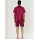 thumbnail image 4 of Conjuntos de pijama de satén Lars Amadeus para hombre rojo M, 4 of 4