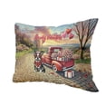 thumbnail image 2 of Be My Valentine's Boston Terrier Truck Full of Love Flower Balloon Pillow Cushion Double Sided Gentleman Dog Lover Gifts Throw Pillow - 02029, 2 of 4