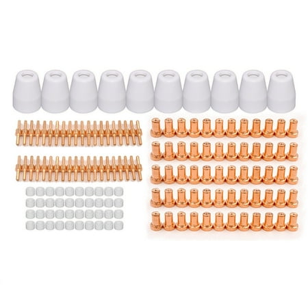 

150pcs PT-31 Extended Air Plasma Cutting Nozzle Electrode Consumables Fit CUT-40