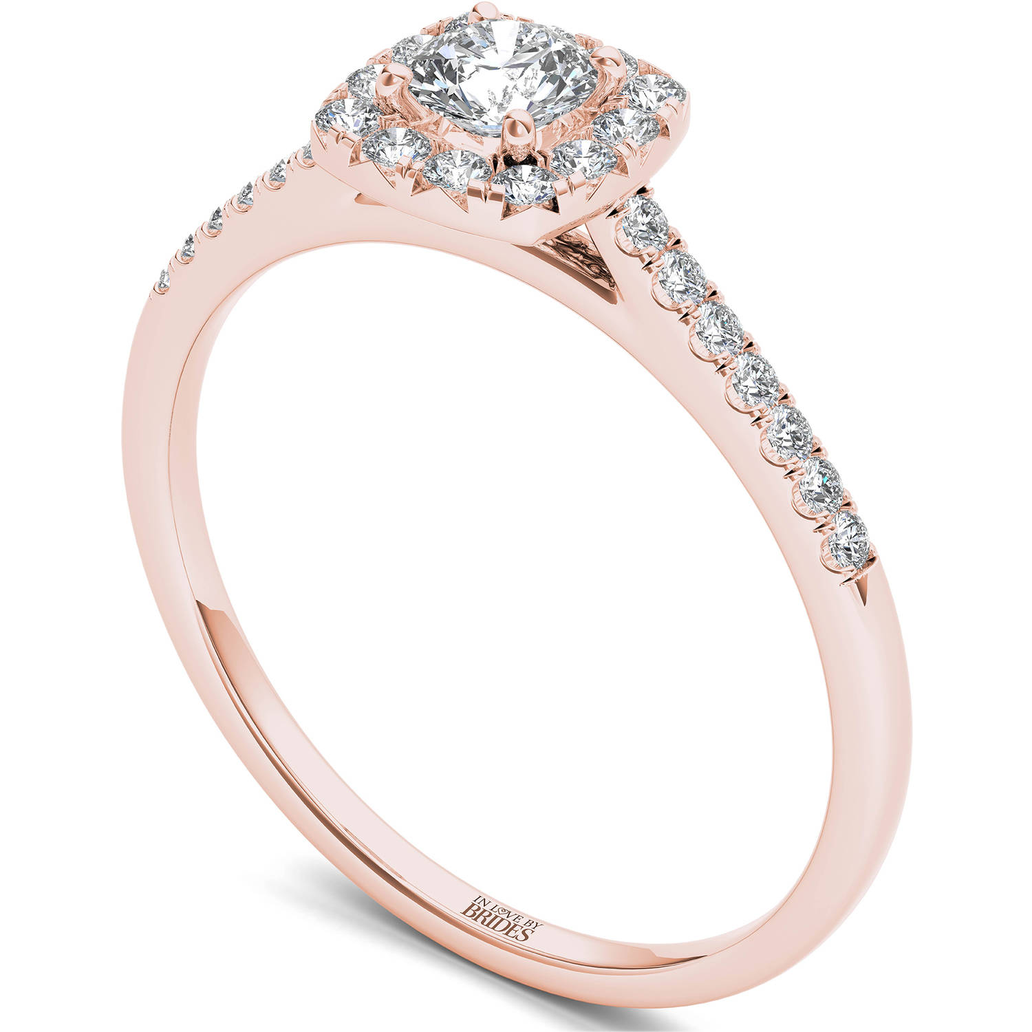 In Love By Brides 3/8ct Tw Diamond Cushi - image 2 of 7