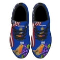 thumbnail image 2 of Wisconsin Stte Wood Violet Flower and Robin Bird Shoes Sneakers Black Size 8, 2 of 7