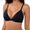 Black, variant on Triangle Bralette Unlined Bras No Underwire Comfortable Unpadded Everyday Bra Womens Push Up Bras