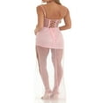 thumbnail image 4 of PENGXIANG Robe Longue à Paillettes pour Femmes Bretelles Spaghetti Été Bandage Dos Nu Maille Transparente Robe de Cocktail Fendue Noire S, 4 of 6