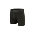 thumbnail image 5 of Aeropostale Mens Boxer Briefs Poly Spandex Performance Brushed Microfiber Ultra Soft Fly-less Support Boxer Briefs Underwear(Navy/Black/Grey/Red, Small), 5 of 5