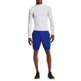 thumbnail image 4 of Under Armour HeatGear Mock Longsleeved Baselayer T-Shirt, White, 4 of 5