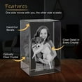 thumbnail image 4 of AISENIN 3D Crystal Photo Customized with Light, 3D Picture in Crystal,3D Laser Etched Picture Engraved Crystal Custom Picture Gifts for Mom, Dad,Couple,Family, 4 of 5