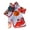 "Red,XL", variant on Pet Costume Tang Suit Dog Cheongsam Satin Clothes Split Hem Disc Buckle Chinese Style Clothing for Dogs Pet Skirt Puppy Cats Dress Dog Vest T-shirt