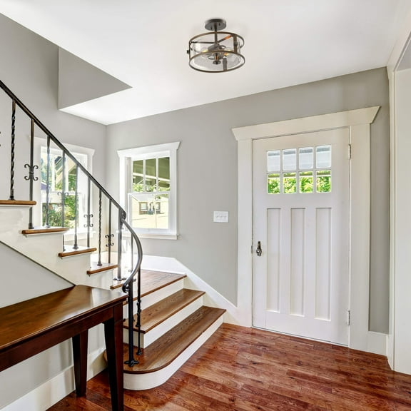 Barton 14" Semi-Flush Mount Ceiling Light