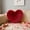 🔥 Red, variant on Msgweeeg Bed Throw Pillows Valentine Day Decorations Large Throw Pillows Imitation Hair Pillow Heart Shaped Sofa Waist Cushion Long Hair Wedding High End Cute Heart Shaped Gift